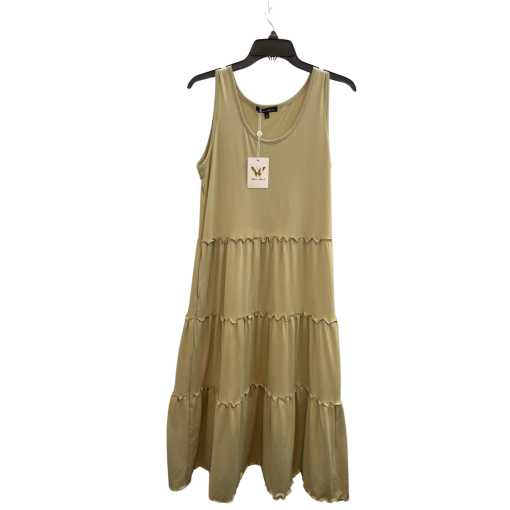 White Mark Olive Tiered Maxi Dress - Size S - Women's Dresses