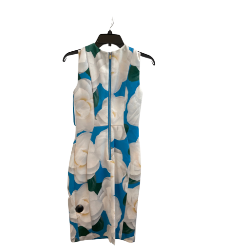 Karl Lagerfeld Blue Floral Sleeveless Dress - No Size - Cocktail - Image 2