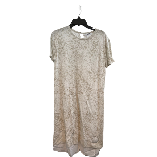 DKNY Beige Printed T-Shirt Dress - Size S - Women's Casual Wear