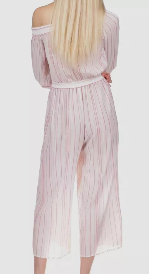 Michael Kors Dusty Pink Striped Jumpsuit XS | Women's Jumpsuits - Image 2