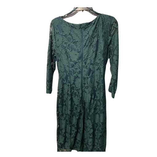 Calvin Klein Green Lace Dress - Size L - Cocktail Dress - Image 2