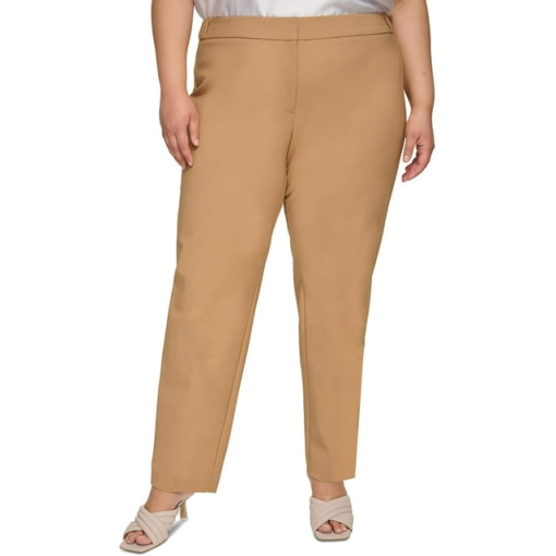 Calvin Klein Plus Khaki Slim Ankle Pants 22W - Women's Dress Pants