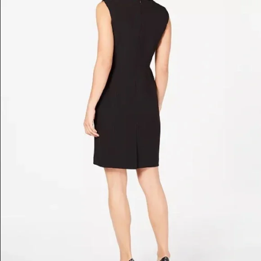 Anne Klein Black Sleeveless Sheath Dress - Size 12 - Work Dress - Image 2