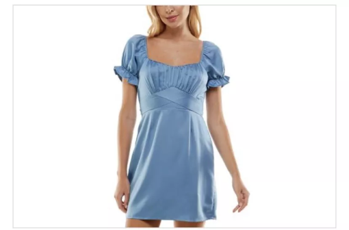 Trixxi Emma Blue Mini Dress - Size L - Women's Party Dress