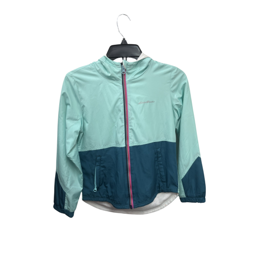 Eddie Bauer Teal & Blue Windbreaker Jacket - Size S - Women's Outerwear