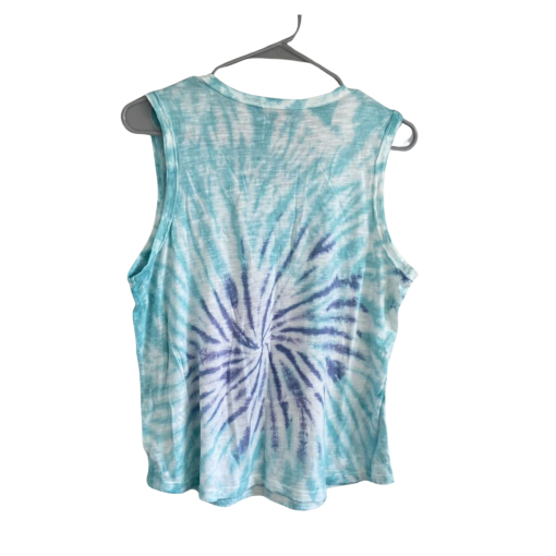 Jessica Simpson Tie Dye Tank Top - Blue, Size M, Women's Shirts - Image 2