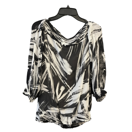 DKNY Black & White Blouse Size S | Women's Tops