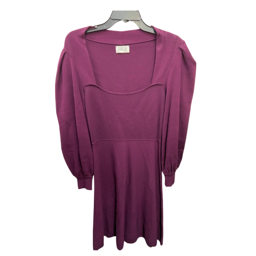 Eliza J Purple Sweater Dress - No Size - Women's Dresses