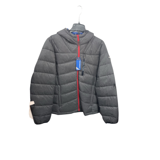 Nautica Men's Poly Hooded Puffer Jacket Men's Ski Outerwear at Academy Sports LM