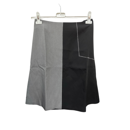 FEW MODA Black & Gray A-Line Skirt - Size S - Women's Fashion