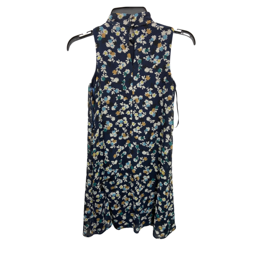 Tommy Hilfiger Navy Floral Dress Size 2P Sleeveless Mini