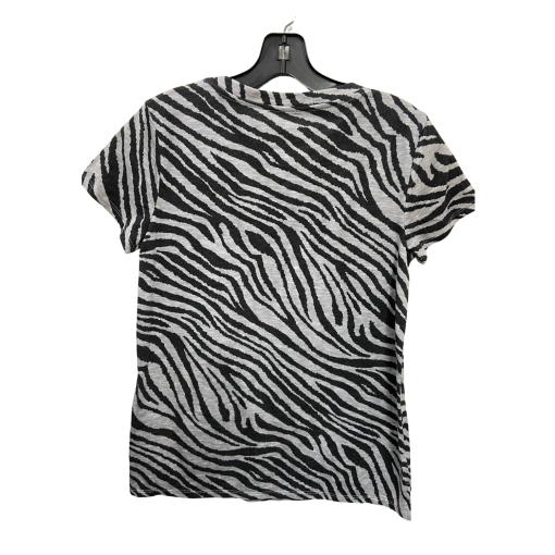 Vince Camuto Zebra Print Tee Shirt - Black/White - Size S - Top - Image 2