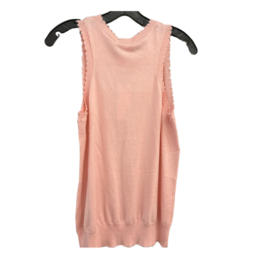 MINNIEROSE Pink Sweater Tank Top, L - Women's Sleeveless Top - Image 2