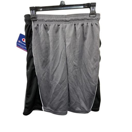 Champion Mesh Athletic Shorts Gray Black Medium - Activewear