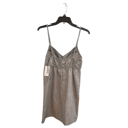 Kingston Plaid Cami Dress - Grey, Size S - Women's Mini Dress - Image 2