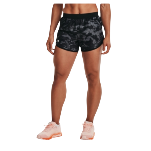 Under Armour Fly-by 2.0 Printed Shorts for Ladies - River/Blue/Reflective - L