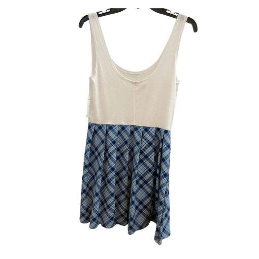 Kingston Plaid Dress - Blue/White, Size M - Women's Dresses - Image 2