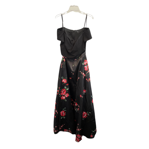 Black Floral Maxi Dress - Size S - Party Dress - Image 2