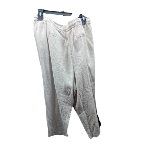 Charter Club Linen Pants Women's XXL Beige Capri Pants - Macy's