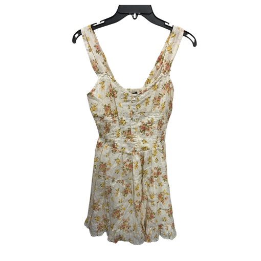 O.P.T Floral Mini Dress - Cream, Size S - Summer Dresses - Image 2