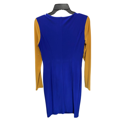 Kasper Blue & Gold Mini Dress XS - Cocktail Party Outfit - Image 2