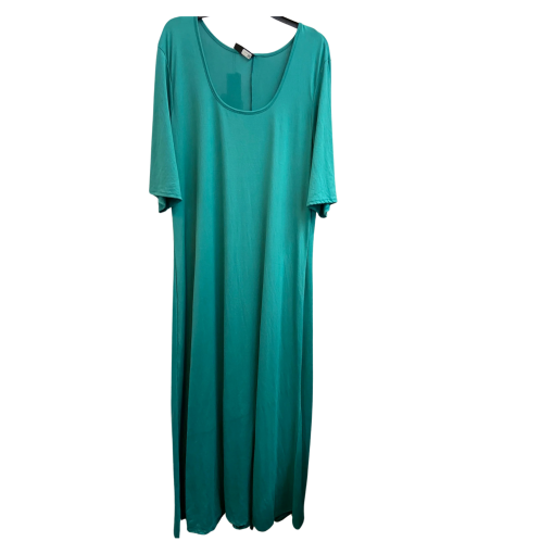 24 seven Teal Maxi Dress 3X Plus Size Women's Clothing