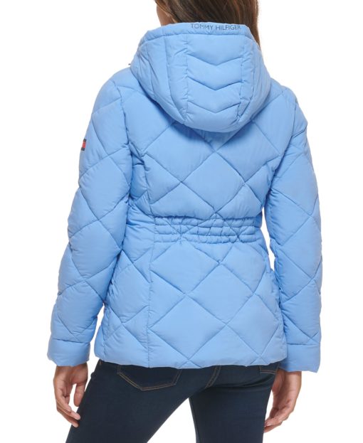 Tommy Hilfiger Women's Blue Puffer Jacket XL - Winter Coat - Image 2