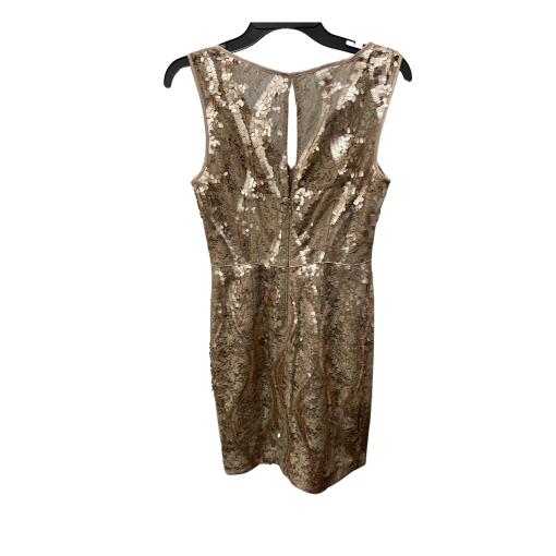 Adrianna Papell Gold Sequin Cocktail Dress - Size 2 - Party Dress