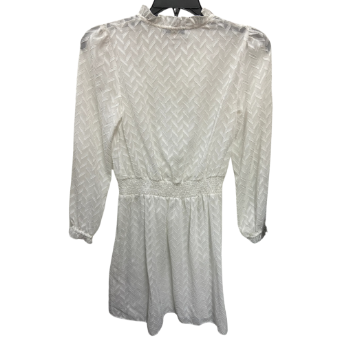 Tommy Hilfiger White Dress Size 2 Long Sleeve Mini Dress - Image 2