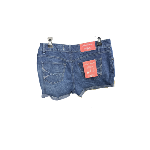 Ladies shorts blue 16 - Image 2