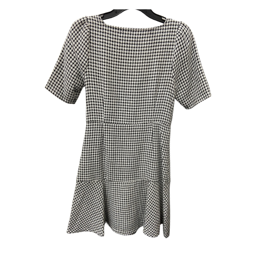 Nicole Miller Houndstooth Dress Black White Size 6 Women's Dresses - Image 2