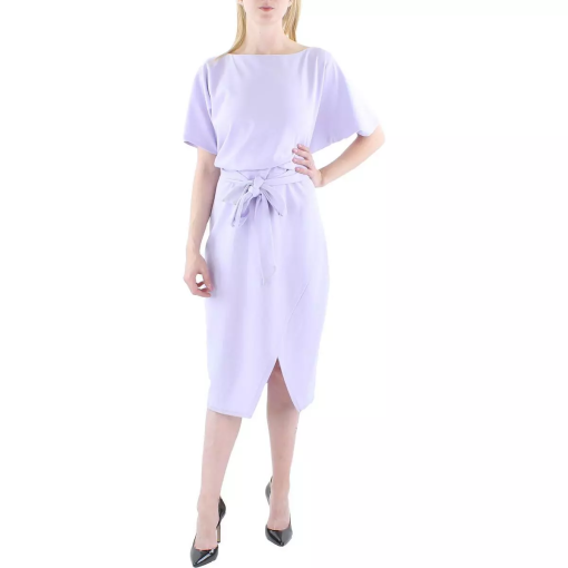 Kensie Women's Dolman Sleeve MIDI Dress - Ultra Violet - Size 6