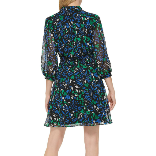 KARL LAGERFELD Womens Printed Mini Fit & Flare Dress 2 - Image 2