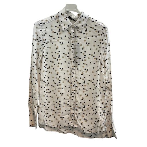 J.Lindeberg White Dot Print Blouse 165/84A - Women's Shirts