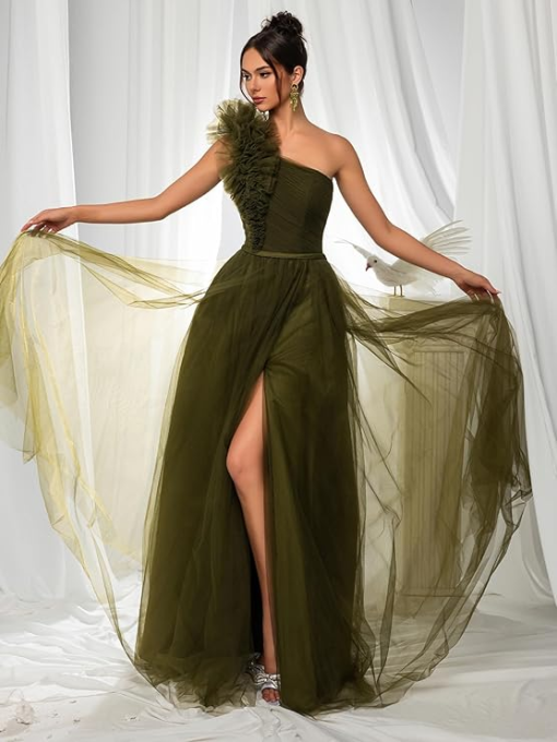 VIPGIRL DRESS WOMEN GREEN 12/14 - Image 3