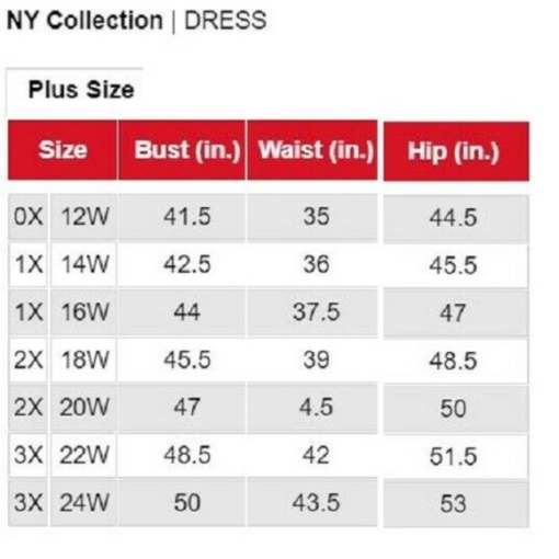 NY COLLECTION DRESS WOMEN BLACK 2X - Image 4