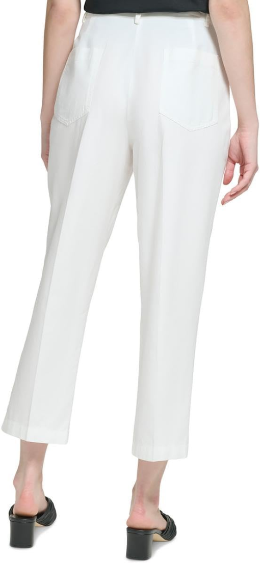 Calvin Klein omens High Rise Pleated Straight Leg Pants size 10 - Image 2