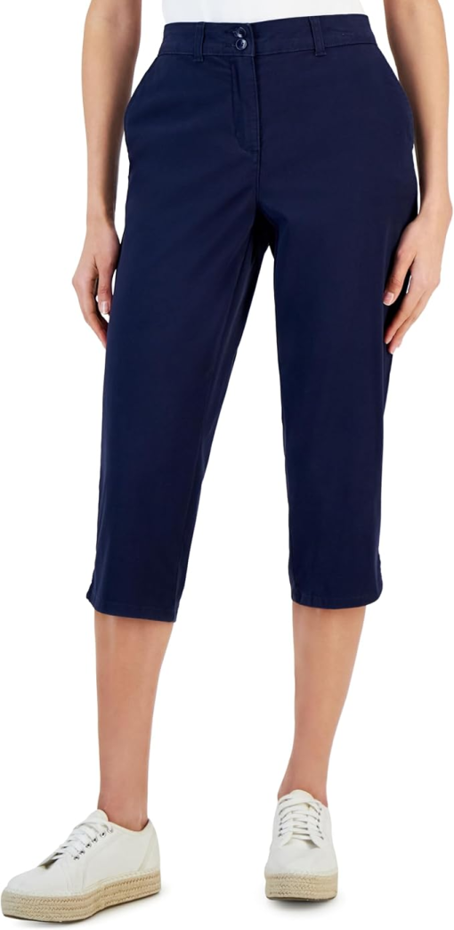 Karen Scott Women's Comfort Waist Capri Pants, Created for Macy's - Intrepid Blue size 12