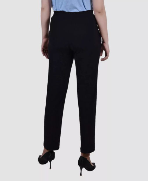 NY Collection Womens Petites High Waist Work Wear Trouser Pants size PL - Image 2