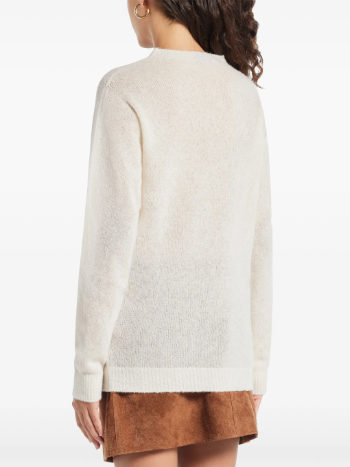 Dkny Tape Yarn Sweater - Ivory size:XL - Image 2