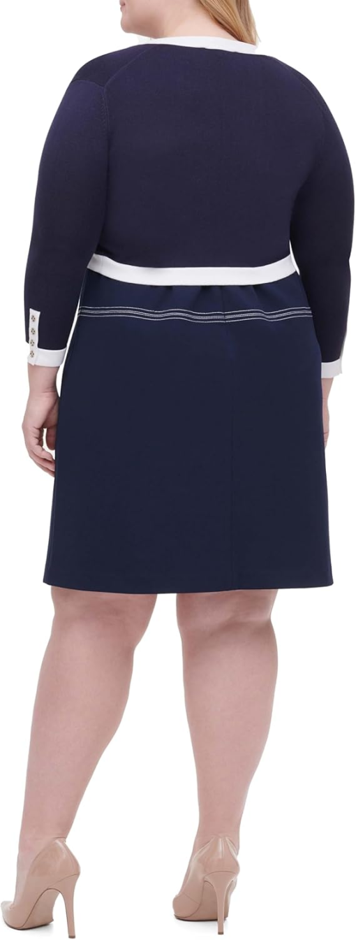 Tommy Hilfiger Plus Navy Dress 3X - Women's Dresses - Image 2