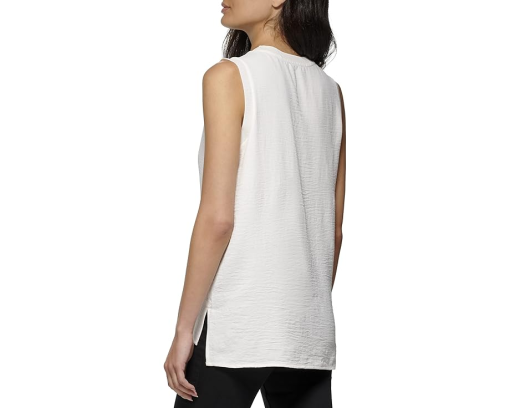 Calvin Klein Sleeveless High-Low with Rib Trim Size XL - Image 2