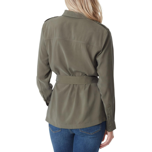 Jessica Simpson Olive Green Tie-Front Shirt XS - Women's Blouse - Image 2