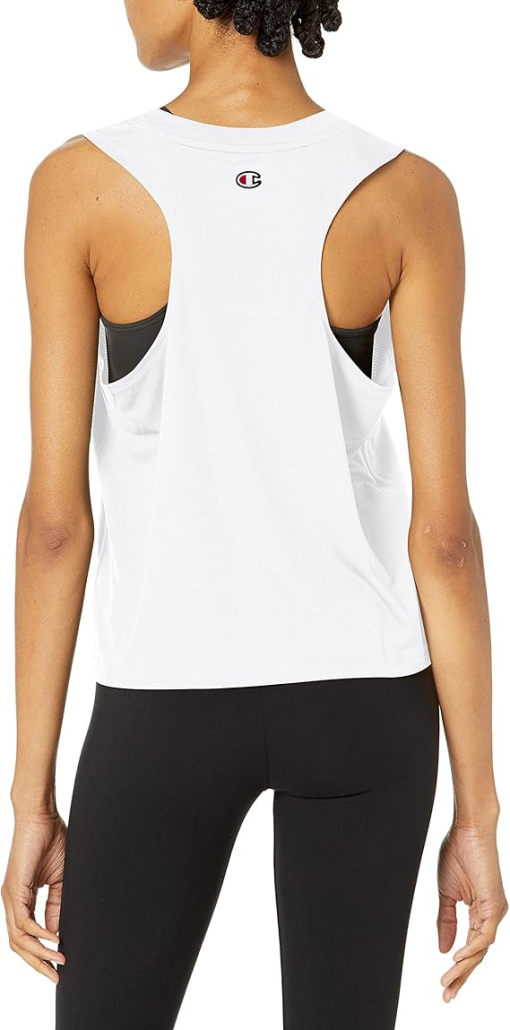 Champions Women's Champion Absolute Muscle Tank, C + Block Logo White L - Image 2