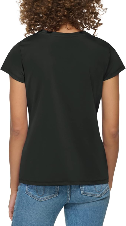 Calvin Klein Women's Crewneck Tee - Black - Size L - Image 2