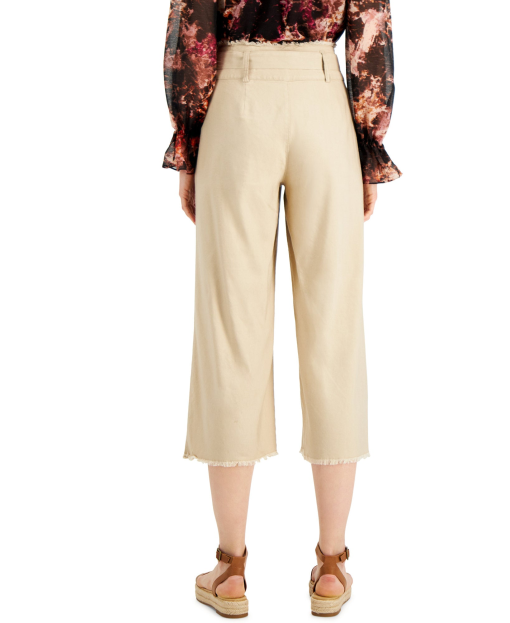 Inc International Concepts Frayed Zip-Front Culottes, Created for Macy's - Image 2