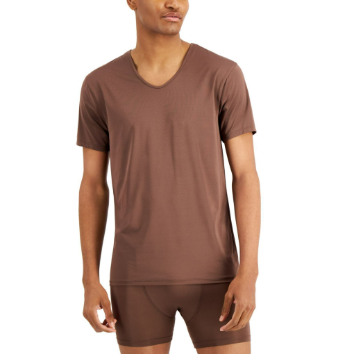 Alfani Mens Mesh V-Neck T-Shirt Size M