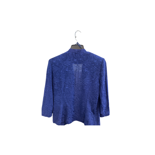 Alex Evenings Blue Petite Blazer 10P | Women's Jacket - Image 2