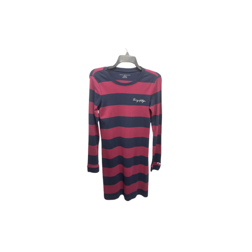 TOMMY HILFIGER PULLOVER RED BLUE XS