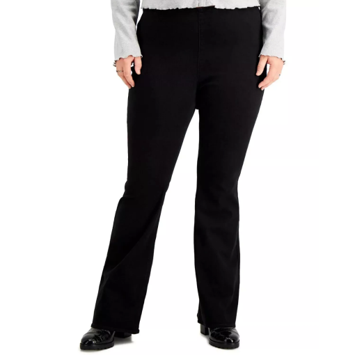 Tinseltown Plus Black Flare Leg Pants 22W - Women's Jeans